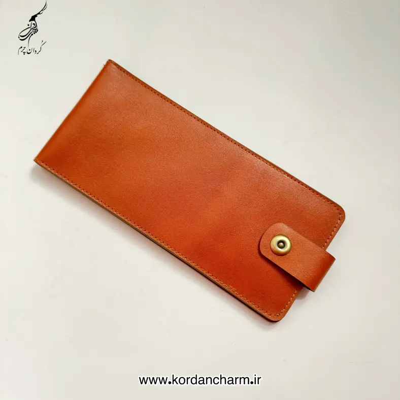 کیف چرمی دسته چک