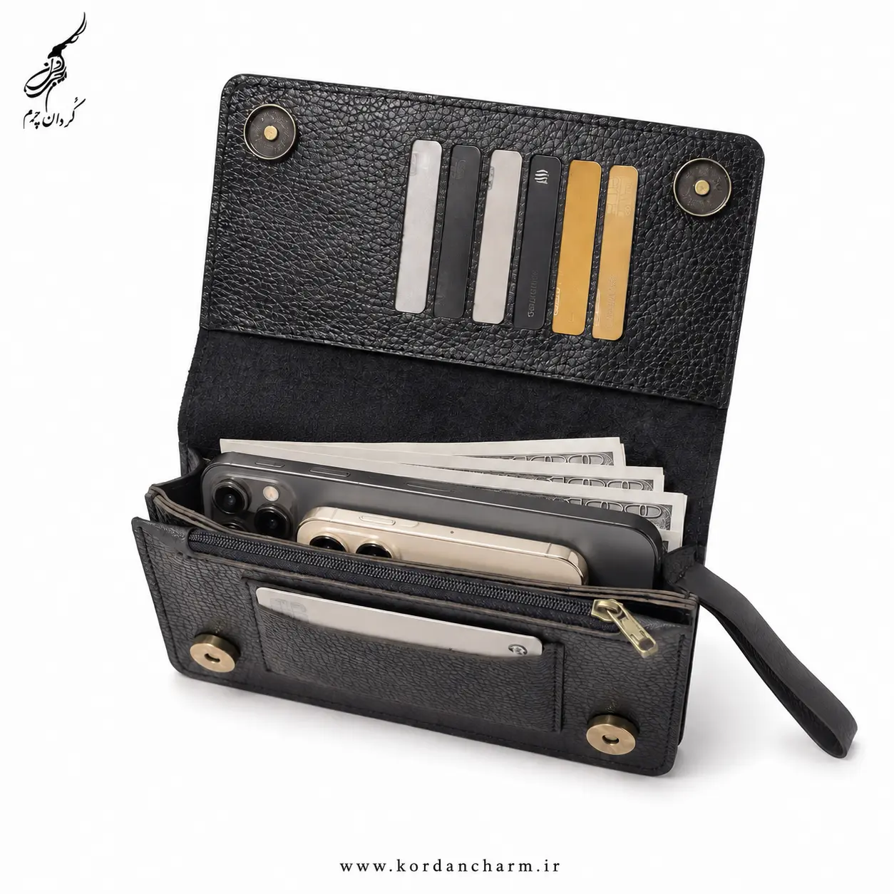 کیف دستی چرم فلوتر مدل آوید