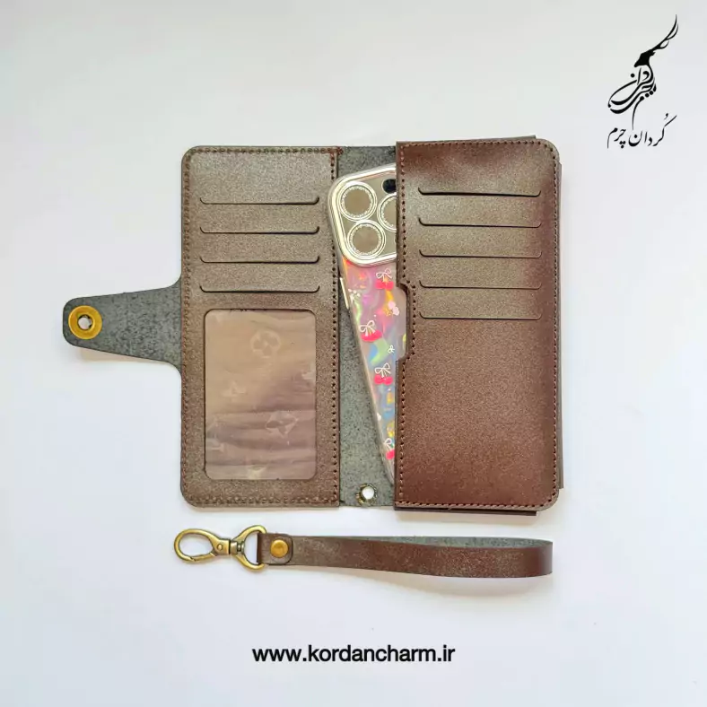 کیف پول چرم کیهان طرح ساده