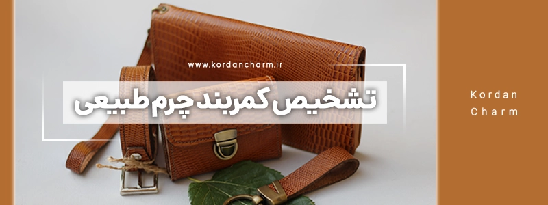 تشخیص کمربند چرم طبیعی